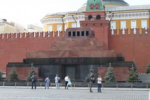 Lenin's Mausoleum in Moscow, Russia