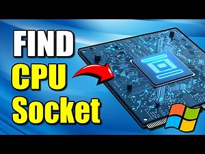 How to Find your CPU Socket Type when upgrading on Windows PC (Motherboard Info)