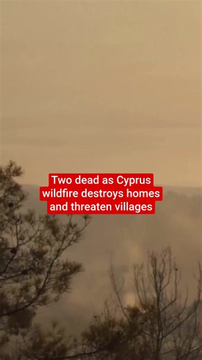10K views · 128 reactions | Two dead as Cyprus wildfire destroys homes and threaten villages | The Independent | Facebook