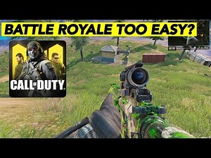 CALL OF DUTY MOBILE BATTLE ROYALE IS TOO EASY! | 22 KILLS SOLO VS SQUAD | COD MOBILE!
