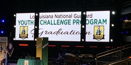 Cadets of La. National Guard’s Youth Challenge Program graduate