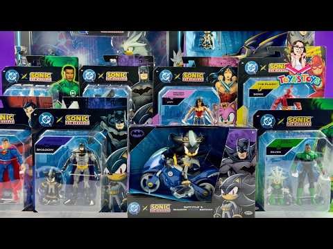 Unboxing and Review of DC x Sonic The Hedgehog Toys Collection