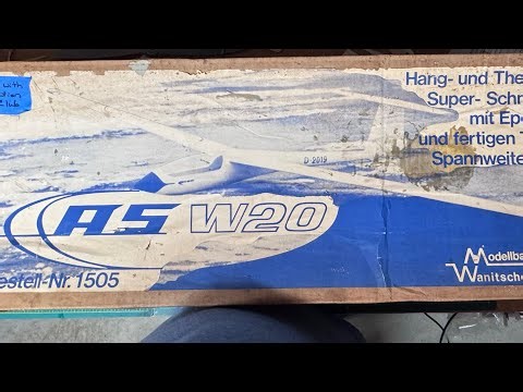 ASW20 Fiberglass RC Glider kit