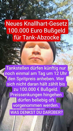 DAS Knallhart-Gesetzt für Tankstellenbetreiber #bußgeld #energiekrise #abzocke