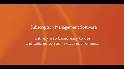 Magazine Subscription Software