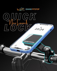Announcing the game-changing GRANDPITSTOP QUICK-LOCK Gen-1 Mobile Holder! 📱Engineered with a powerful blend of magnets and a robust lock system, TWO absolutely free adapters included! ✨It's time to upgrade your riding game and transform every journey from hassle to hustle with our revolutionary Mobile Holder! . ✨ Say goodbye to phone fumbling and hello to seamless navigation and entertainment on the road. Designed for rider ease with a quick locking system, ensuring your hands stay free during 