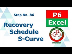 🔴 How to Create Recovery Schedule S-Curve
