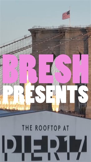 The Rooftop at Pier 17 on Instagram: "BRESH is back—bigger, brighter, and more beautiful than ever! 🏙️💕 Expect epic energy, iconic beats and that NYC skyline as the backdrop! ✨🎶 Tickets are flying — secure yours today at our 🔗 in bio."