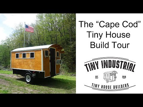 The "Cape Cod" Gypsy Wagon Tiny House Camper by Tiny Industrial - Video Tour