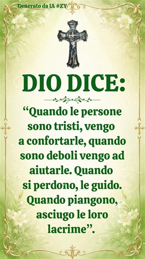 Dio ti ama, e tutto andrà bene! Qualunque cosa tu stia affrontando, Dio sarà con te.