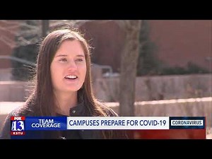 University students on spring break going to locations with COVID-19