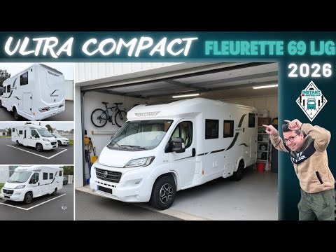A unique bathroom in this high-end compact motorhome!