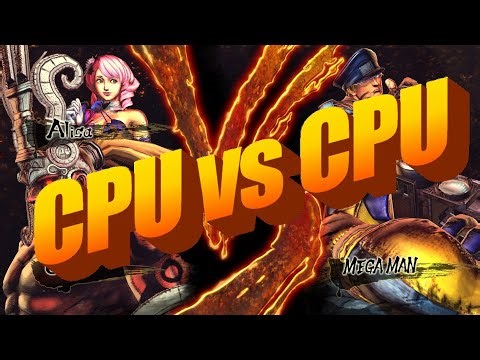 Over 1 hour Street Fighter X Tekken - CPU vs CPU Scramble Battle 2v2 with Community Mod