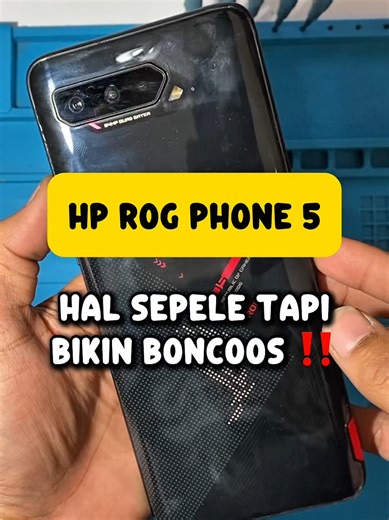 ASUS ROG Phone 5 Layar Hampir Lepas Kali ini kedatangan HP gaming ASUS ROG Phone 5 dengan kasus layarnya terbuka. Walaupun baru sedikit kalau dibiarkan saja bisa bikin kamu boncos. Ada yang layar hpnya juga terbuka? Langsung datang ke Lasercom untuk diperbaiki ya, mencegah lebih baik daripada mengobati. Konsultasi atau tanya-tanya bisa DM atau WA 08973898310 #asusrogphone #rogphone5 #servicehp #lcdcopot #servicehpjogja