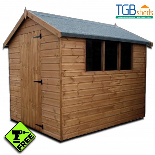 TGB Standard Apex Shed *FREE ASSEMBLY* - A1 Sheds