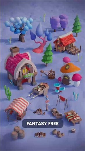 Fantasy FREE - 3D Asset Pack for #games