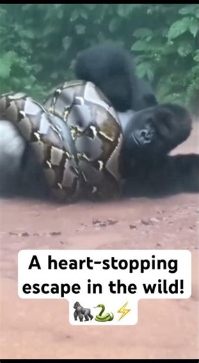 Python vs Gorilla 🐍🦍 Who Wins the Battle?