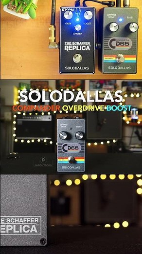 SoloDallas CompanDrive 65 (CD65) Compander Overdrive Boost #guitarpedals #solodallas #pedaloftheday