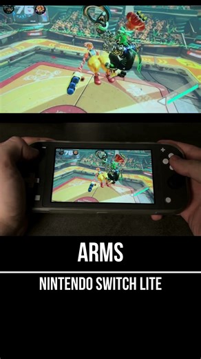 ARMS Nintendo Switch Lite Gameplay - FPS Monitor