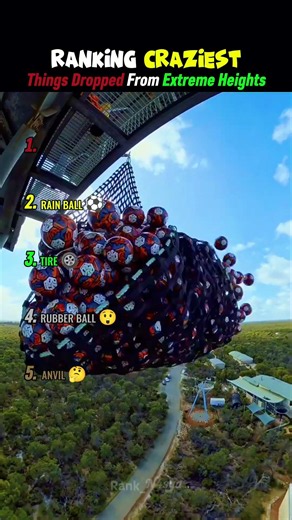 Ranking The Craziest Things Dropped From Extreme Heights ☠️ #ranking #crazy #usa #satisfying