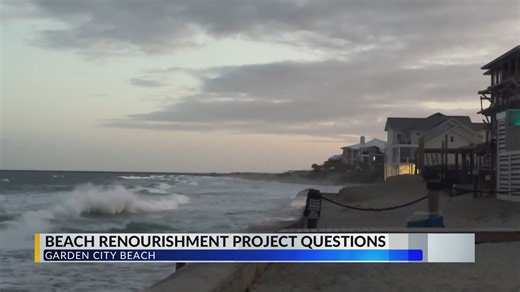 Garden City homeowners deal with erosion as renourishment passes them by