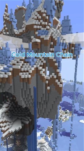 RAREST FLOATING Ice Kingdom... #minecraft #gaming #minecraftseeds #minecraftshorts