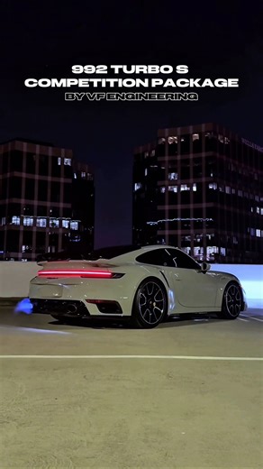 6.5K views · 512 reactions | The Power Upgrade your 911 deserves  The VF Engineering Competition Package for the 992 Turbo S is a full transformation - comprised of our full VF Titanium Exhaust & Upgraded Intercoolers, paired with our Performance ECU + PDK Software. Take your European Sports Car to the next level today - DM to place your order ☑️ - sales@vfengineering.com - #vfengineering #vfsupercharger #vfexhaust #vfsuspension | VF Engineering | Facebook