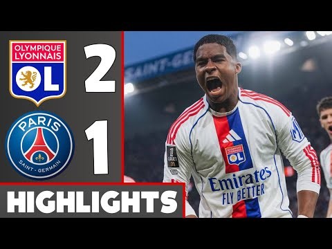 PSG vs Lyon (1-2) | All Goals & Highlights league 1 2026