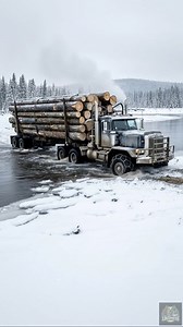 Monster Logging Truck Carrying Giant Timber Load 💪🏽🛻 #timber #timberland #truck #loggingtruck #logging #logginglife | LogXpress