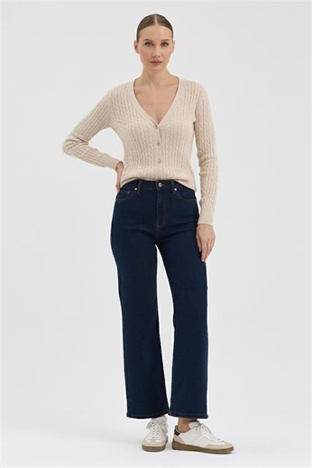 Minimal Cotton Cardigan Women – Cable Knit Cardigan – Soft Cotton Sweater – Neutral Knitwear - Etsy