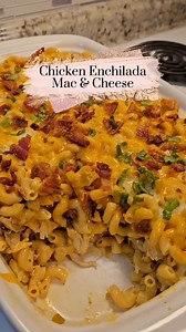 50K views · 275 reactions | Chicken Enchilada Mac & Cheese Recipe •16...