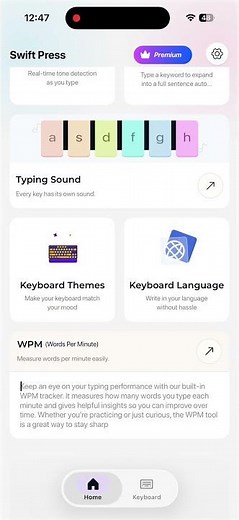 Swift Press AI Keyboard — Write Faster Than Ever | ✍️ Writing just got easier!