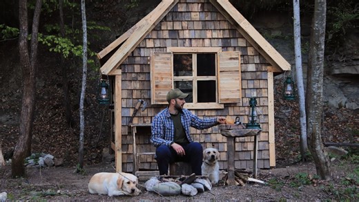 5.3K views · 137 reactions | Built a house from pallets near the river. Start to finish #bushcraft #survival #adventures #wilderness #forest #shelter #camping #diy #outdoors #viral #alone #buildhouse #house #build #fypシviralシ2025 | Wilderness Survival | Facebook