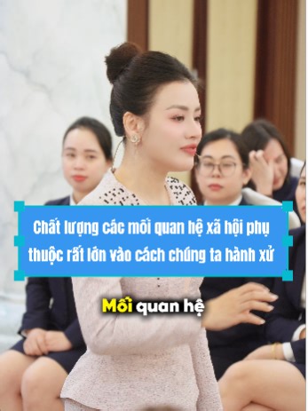 Chất lượng các mối quan hệ xã hội phụ thuộc rất lớn vào cách chúng ta hành xử #tips #tip #Uravietnam #nghithuc #thanhlich #giaotiep #kynanggiaotiep #chatluong #dichvu #hinhanhcanhan #etiquette #business #training #trainingday