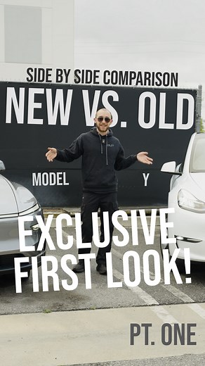 8.8K views · 166 reactions | New Generation Tesla Model Y ‘Juniper’ vs. First Generation Tesla Model Y: What’s really different? Luke is here to guide you compare the details and find out! #Tesla #teslamodely | Unplugged Performance | Facebook