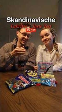 Skandinavische Lakritze Taste Test Part 2 👀 bin immer noch nicht überzeugt 😂