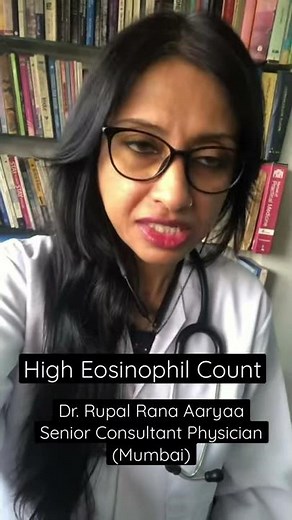 👉 High Eosinophil Count ? Causes ? By Dr Rupal #Shorts