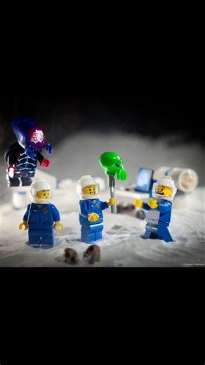 The secret to my LEGO Space shots revealed. 🚀✨ #lego #legophotography