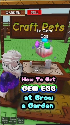 How To Get GEM EGG 🥚 at Grow a Garden Roblox