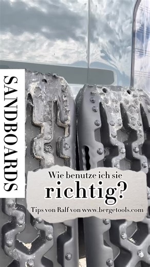 Campingliebe | 🚙💨 Sandbleche richtig einsetzen – klingt einfach, hat aber seine Tücken! Der liebe Ralf von www.bergetools.com hat mir gezeigt, worauf es... | Instagram