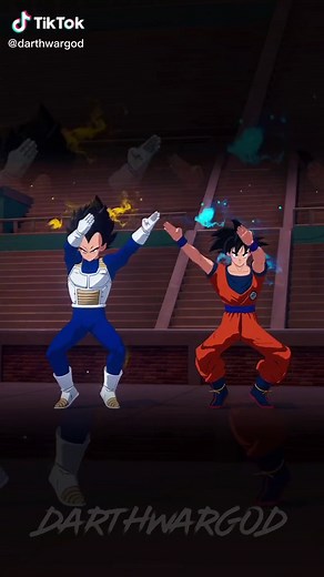 Fusion Dance 👀 #fortnite #darthwargod #epicpartner #blzdsquad #dragonball #dragonballz #goku #vegeta @Zappy