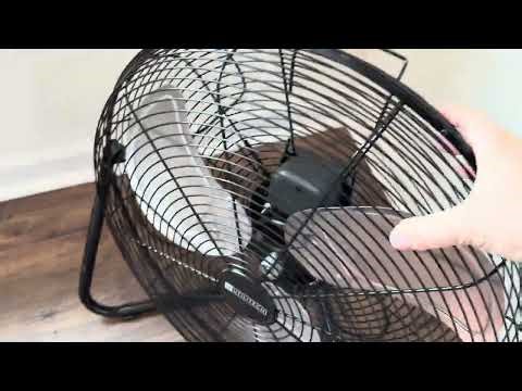 Utilitech 20” High Velocity Fan Review – Power, Noise & Airflow Test