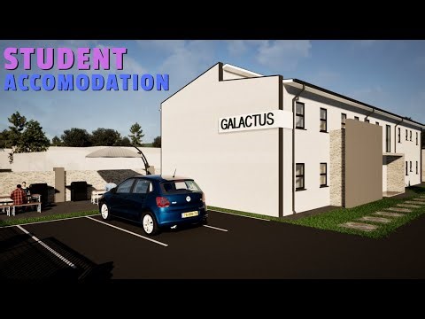 Student Accomodation Design Walkthrough | Twinmotion | Archicad