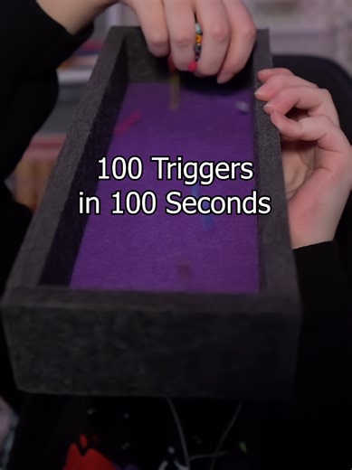 100 ASMR Triggers in 100 Seconds