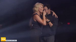 1.2M views · 28K reactions | Hannah Waddingham and Jason Sudeikis from 'Ted Lasso' cover 'Shallow' at a benefit concert. Who knew they would sound so good together? #9Today | WATCH LIVE 5.30am | TODAY | Facebook