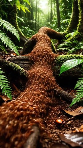 The Relentless Army Ant Swarm #animals