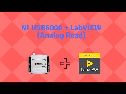 LabVIEW + NI USB 6008 (Analog Signal Acquisition)
