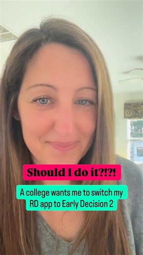 The College Navigators | Virtual College Counseling on Instagram: "This is one of the oldest games in the book! Asking students who applied regular decisions (or sometimes early action) to switch their application status to Early Decision 2 - a binding admissions agreement. Don’t fall for it - unless you know beyond a doubt this is where you want to enroll AND you are willing to commit of admitted (and give up weighing all your other options) Emails like this are meant to make you second guess y