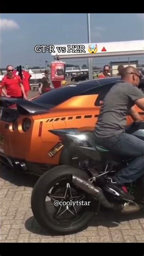 H2R vs GT-R Exhaust Sound! 💥 Public Shocked? 🤯 #coolytstar #shorts
