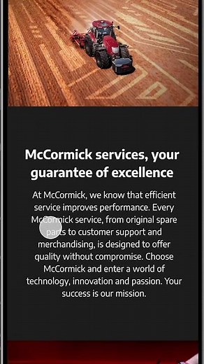 McCormick new website - homepage
